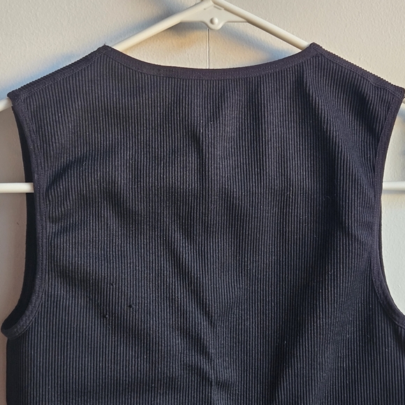 A New Day Slim Fit Ribbed Crop Tank in Women's M - Picture 9 of 9
